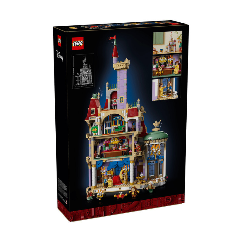 لگو 2916 تکه سری Disney مدل Beauty and the Beast Castle کد 43263