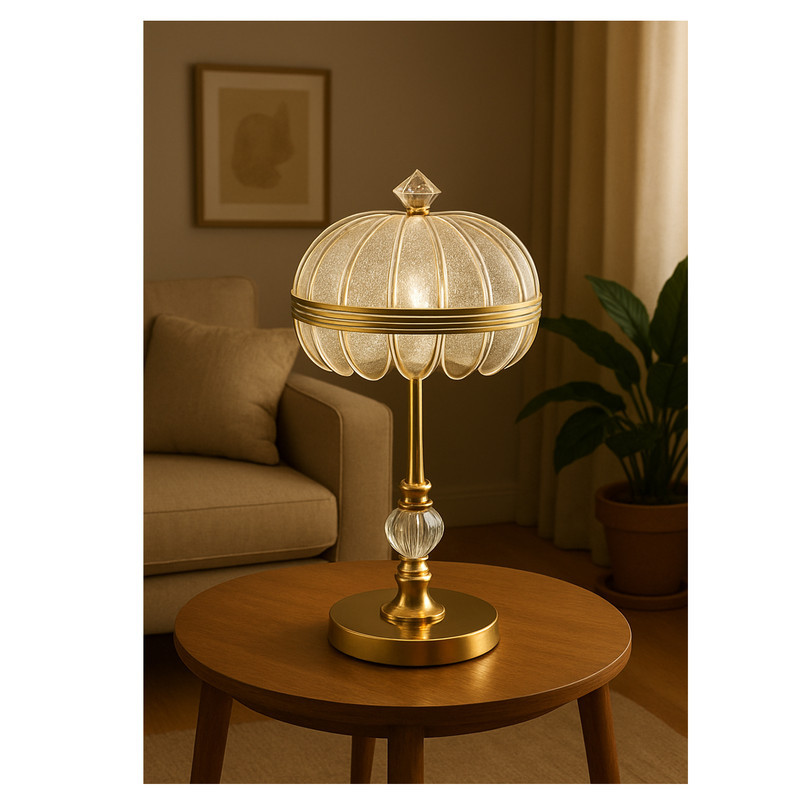 آباژور رومیزی مدل CRYSTAL طرح TABLE LAMP