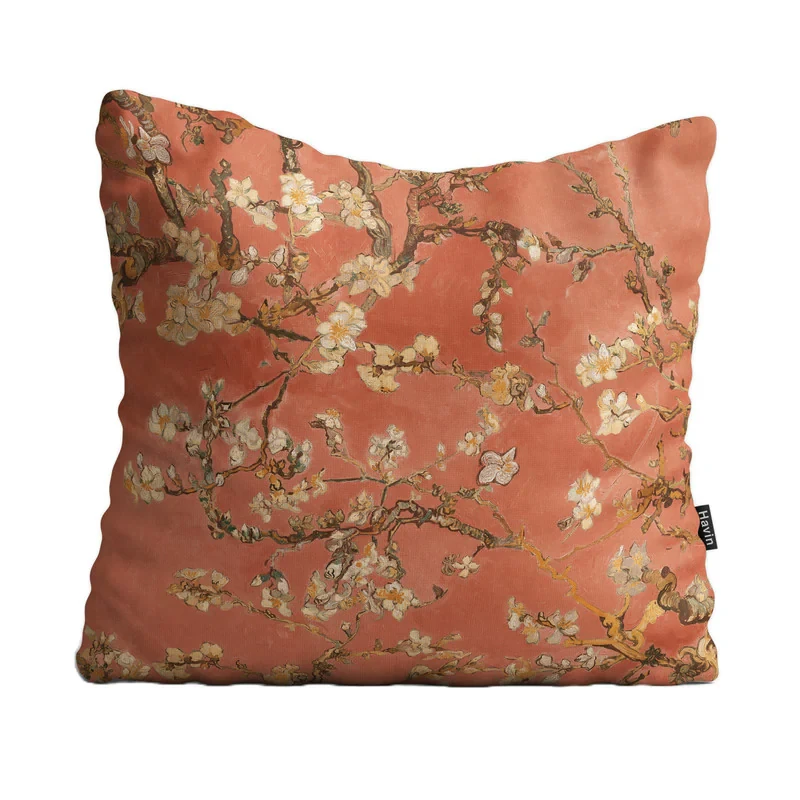 کاور کوسن هاوین مدل Scarlet Almond Blossom