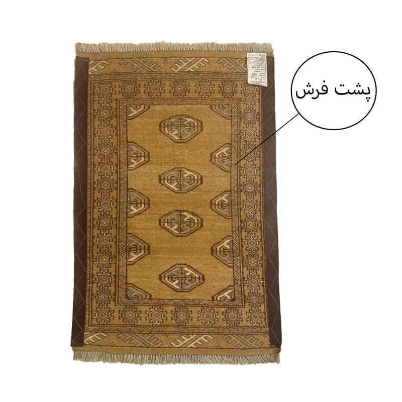فرش دستبافت 0.5 متری مدل ترکمن کد Nkp-stp19
