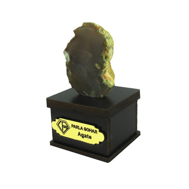 سنگ راف عقیق پارلاگوهر کد 6253