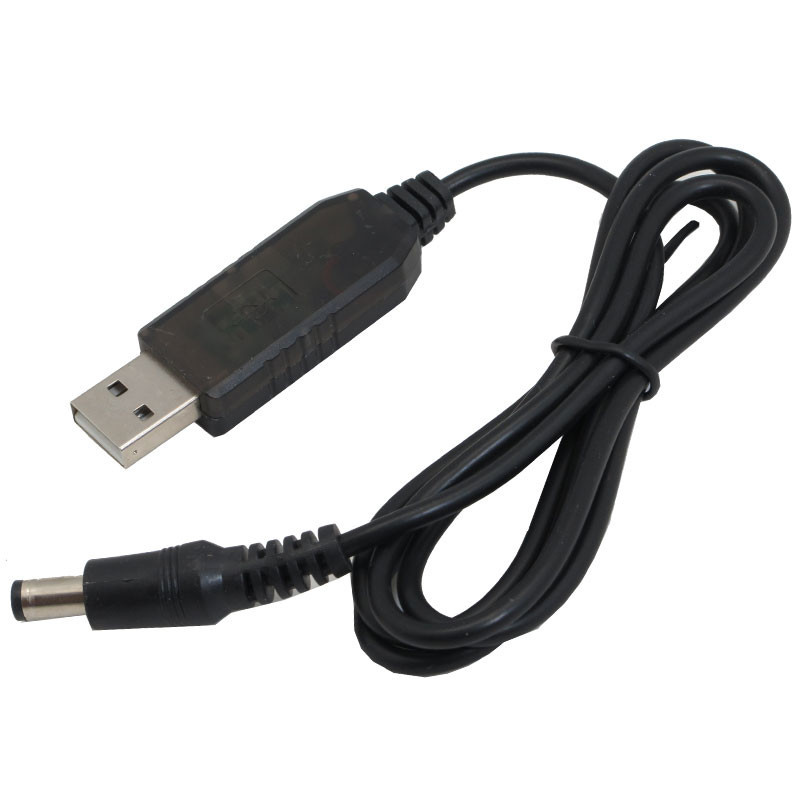 کابل تبدیل USB به DC مدل 12 ولت طول 1 متر بسته 2 عددی
