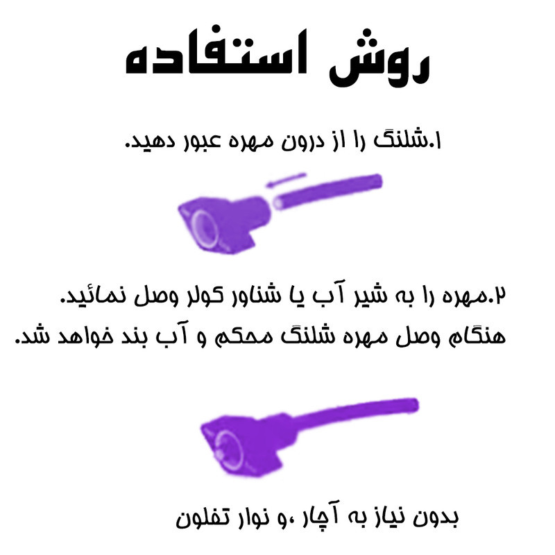 مهره آب بند شلنگ کولر مستر راد مدل HSE 01 بسته 2 عددی