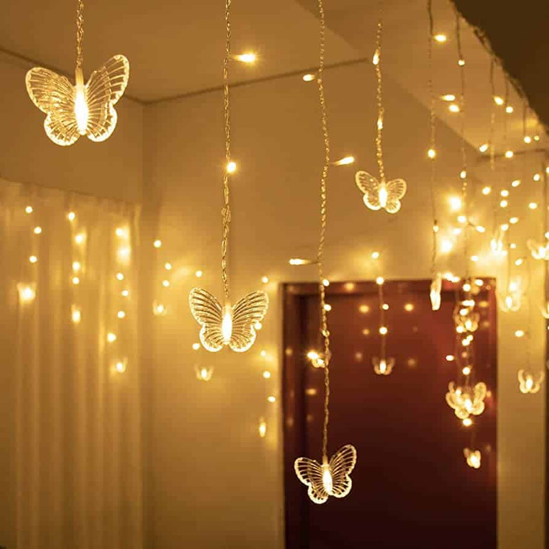 ریسه LED مدل ستاره خوشه ای طول 2.5 متر
