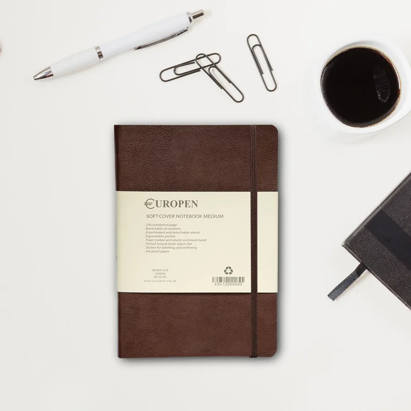 دفتر یوروپن مدل SOFTCOVER MEDIUM