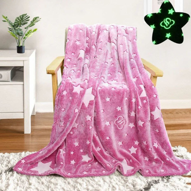 پتو مسافرتی 1 نفره ویراگیتا مدل ابر و ستارهnew سایز 150x200 سانتی‌متر