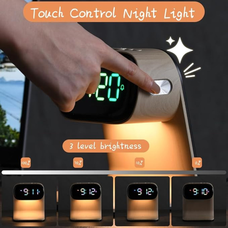 پایه نگهدارنده گوشی موبایل گرین لاین مدل BEDSIDE CLOCK