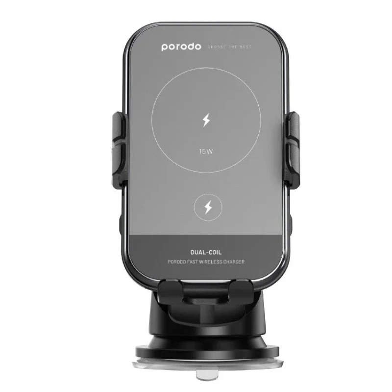 پایه نگهدارنده و شارژر بی سیم گوشی موبایل پرودو مدل wireless charger car mount