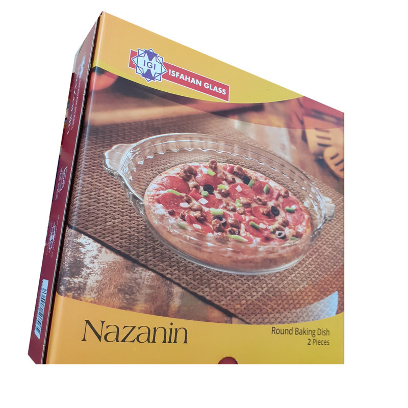ظرف پخت شیشه و بلور اصفهان مدل 746 بسته 2 عددی