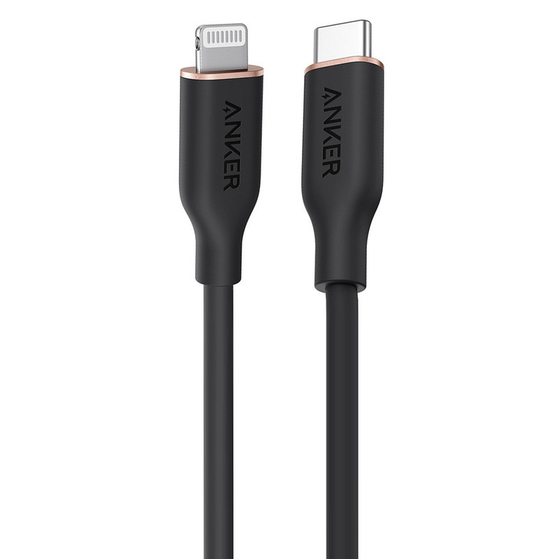 کابل تبدیل USB-C به لایتنینگ انکر مدل Powerline III Flow A8663 طول 1.8 متر