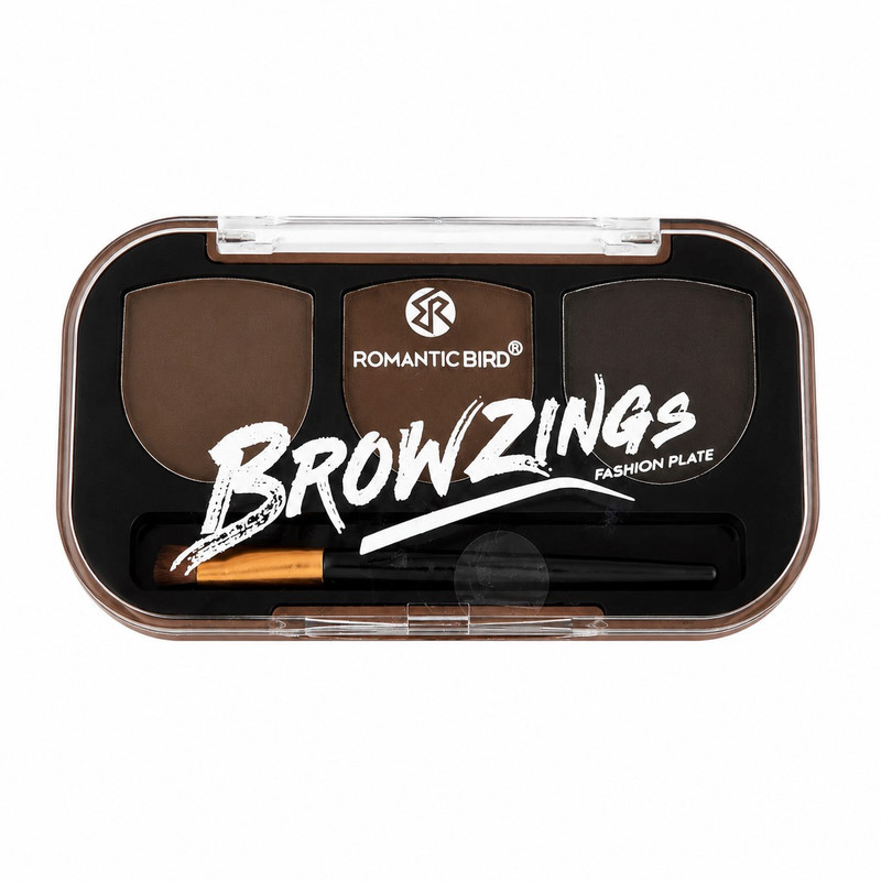 پالت سایه ابرو رومانتیک برد مدل Browzings شماره 4