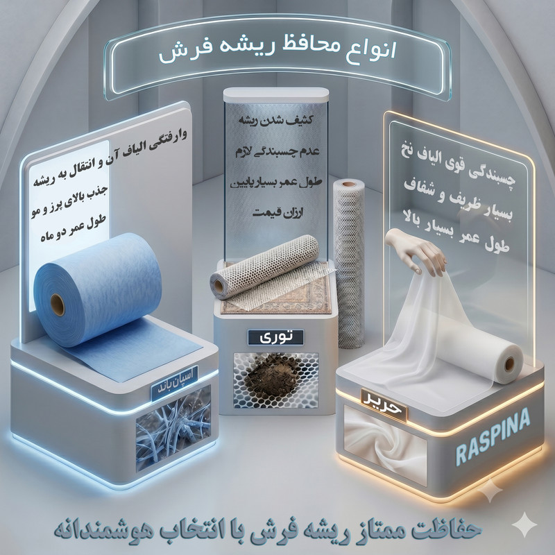 محافظ ریشه فرش راسپینا مدل 1
