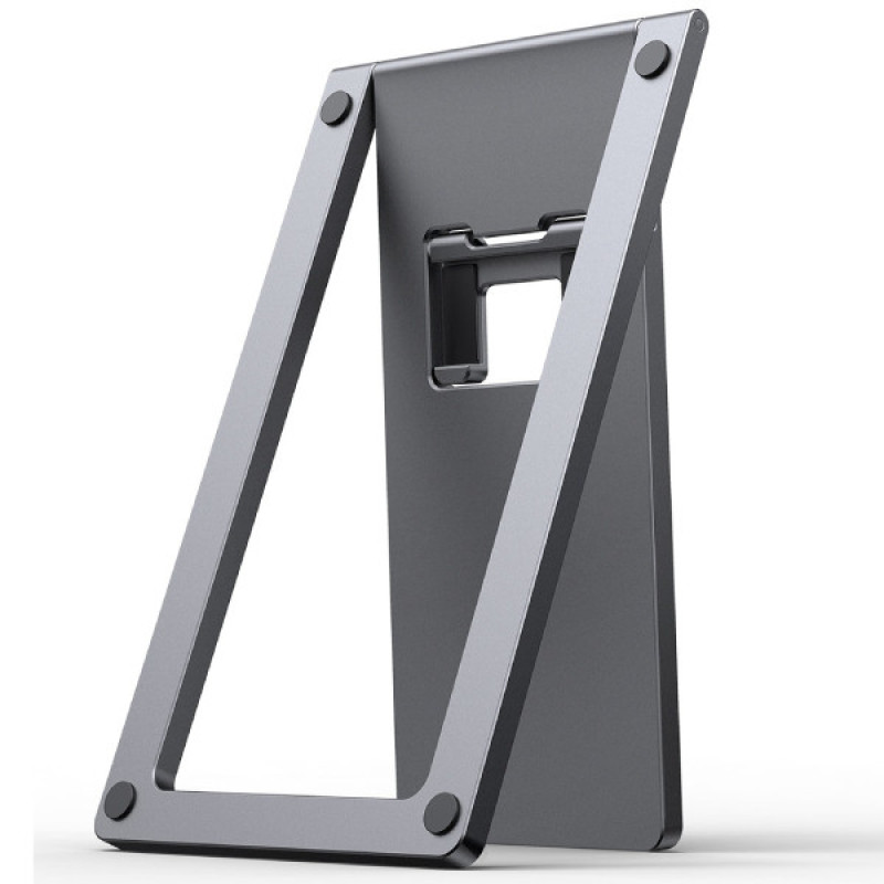پایه نگهدارنده گوشی موبایل و تبلت بیسوس مدل Foldable Metal Desktop Holder LUKP000013