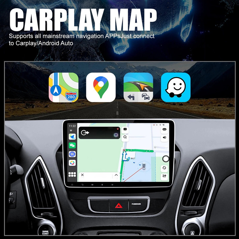 کارپلی و اندروید اتو مدل CarplayAndroid Auto به همراه مبدل USB به Type-C