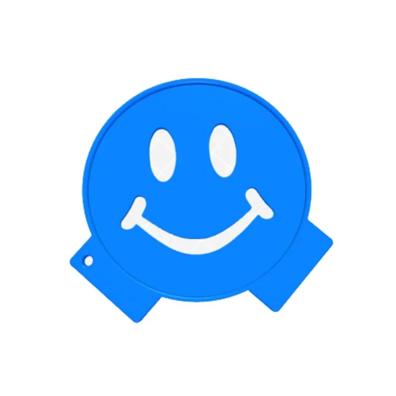 شابلون قهوه مدل Smile