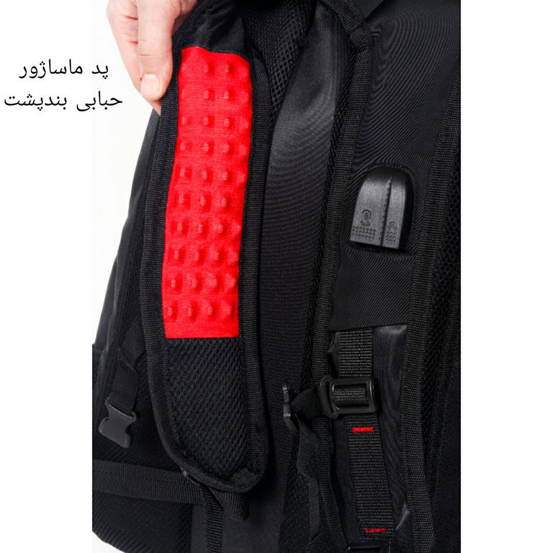 کوله پشتی لپ تاپ مدل Koo-ANTmstf مناسب برای لپ تاپ 15 تا 17 اینچی