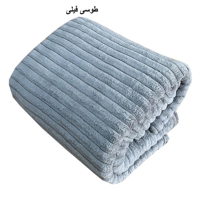 پتو مسافرتی شایسته مدل پلیسه کرکره ای سایز 160x205 سانتی متر