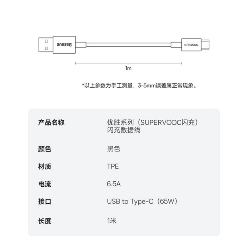شارژر رومیزی باسئوس مدل Power Combo 65W به همراه کابل USB-C
