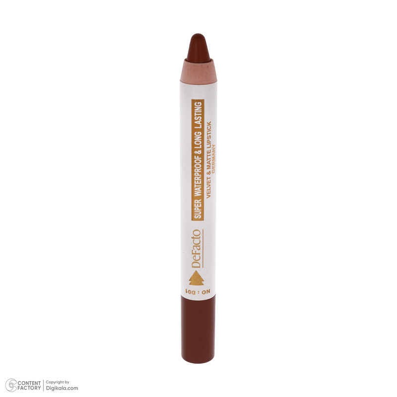 رژ لب مدادی مات دیفکتو مدل Waterproof شماره 1