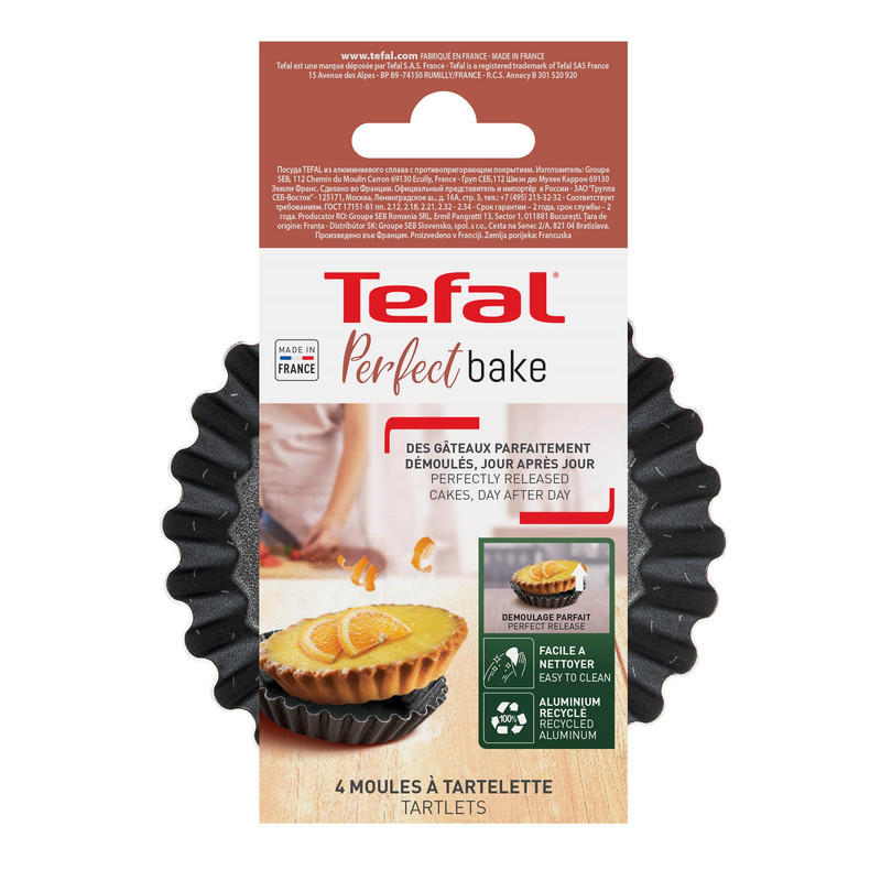 قالب تارت تفال  مدل  Perfect Bake J5548102 مجموعه 4 عددی
