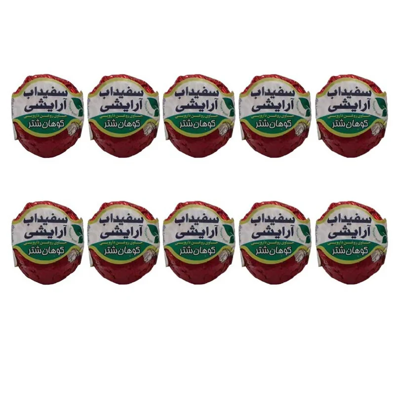 سفیدآب مدل کوهان شتر بسته 10 عددی