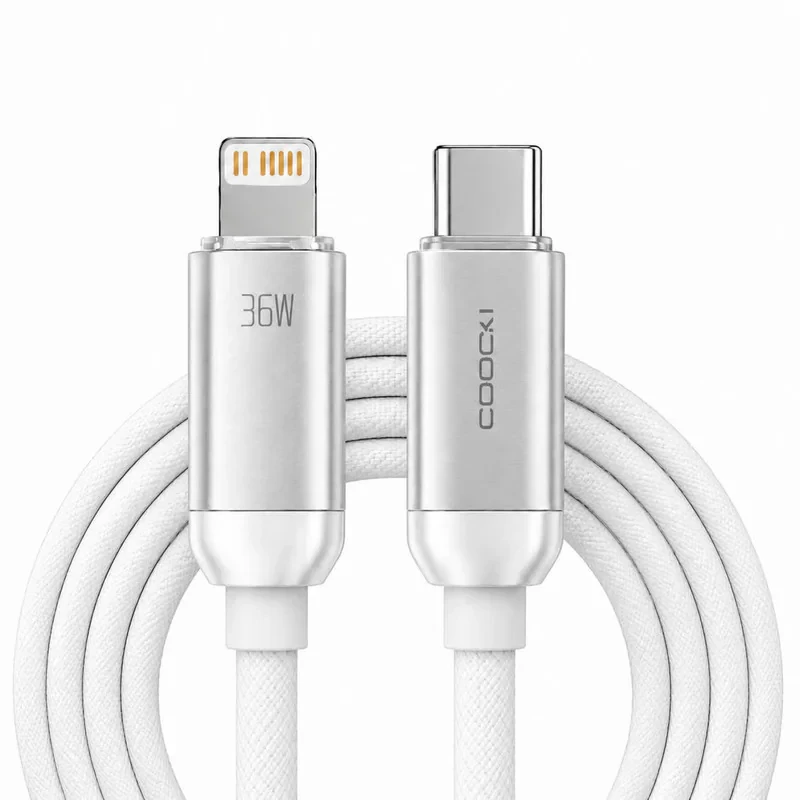 کابل تبدیل USB-C به لایتنینگ توکی مدل iphone-12 pro با طول ۱ متر