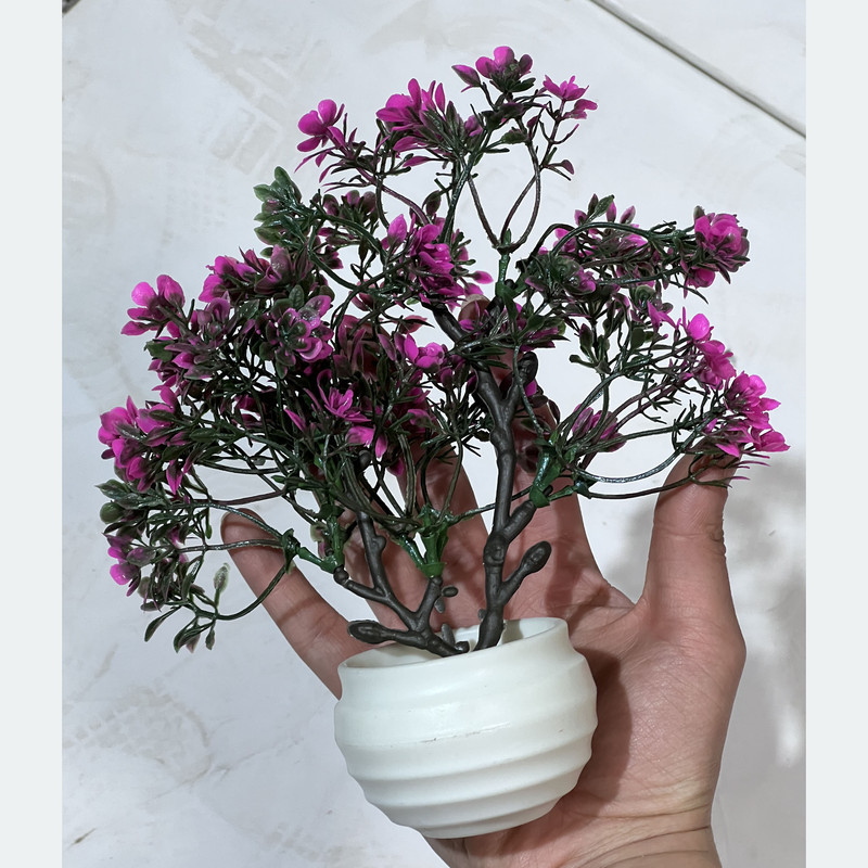 درختچه مصنوعی مدل درختان جاودانه مجموعه 3 عددی