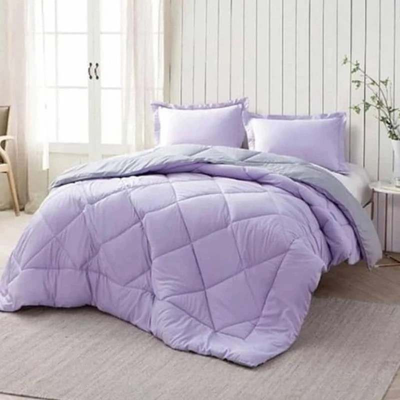سرویس روتختی مدل میکرو فایبر دورو کد H 9053 دو نفره 6 تکه
