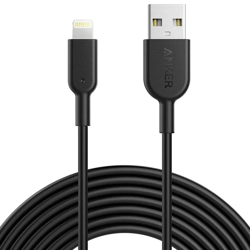 کابل تبدیل USB به لایتنینگ انکر مدل A8433 PowerLine II طول 1.8 متر