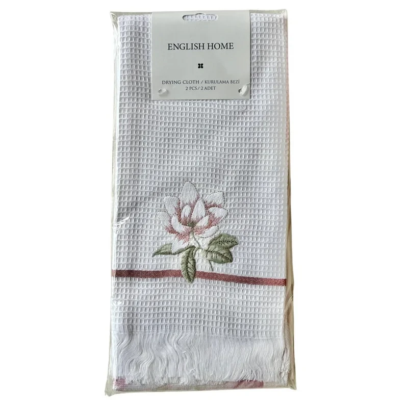 دستمال آشپزخانه انگلیش هوم مدل Magnolia بسته 2 عددی