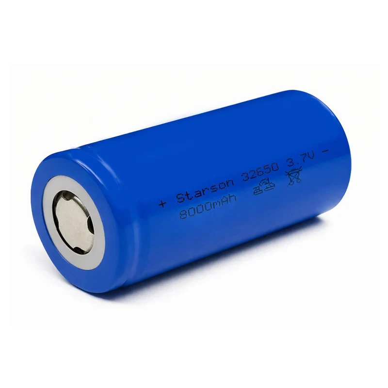 باتری لیتیومی قابل شارژ استارسان مدل 32650 کد 3.7V ظرفیت 8000 میلی‌آمپرساعت