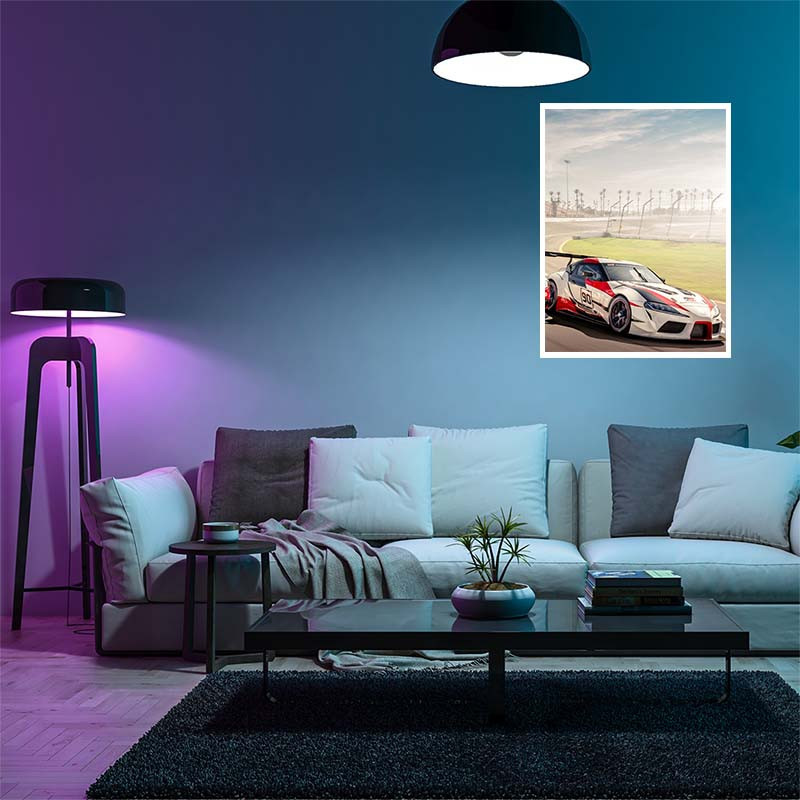 پوستر کارنيکا طرح تویوتا سوپرا Toyota Supra کد 46842 مجموعه 8 عددی