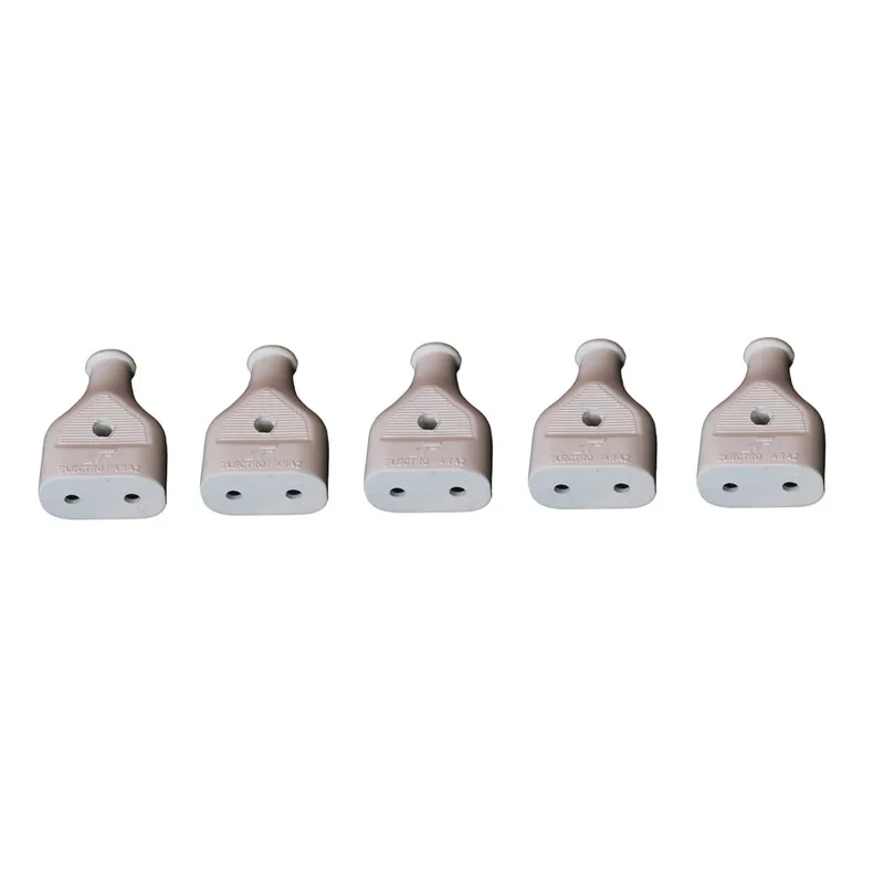 دو شاخه مادگی فراز الکتریک کد White بسته 5 عددی