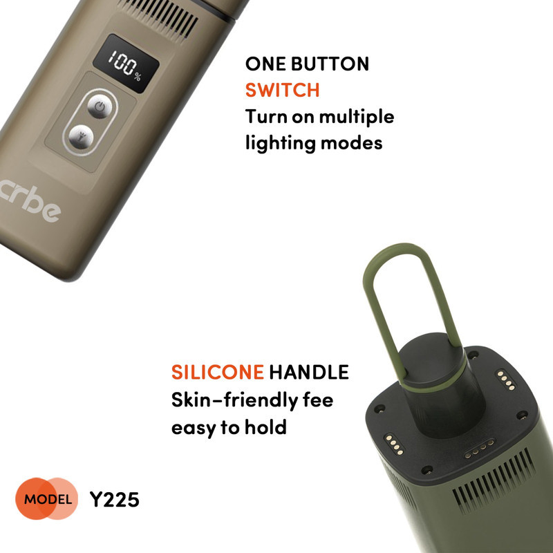 اسپیکر بلوتوثی قابل حمل کربی مدل Y225 POWERBANK&CAMPING LIGHT