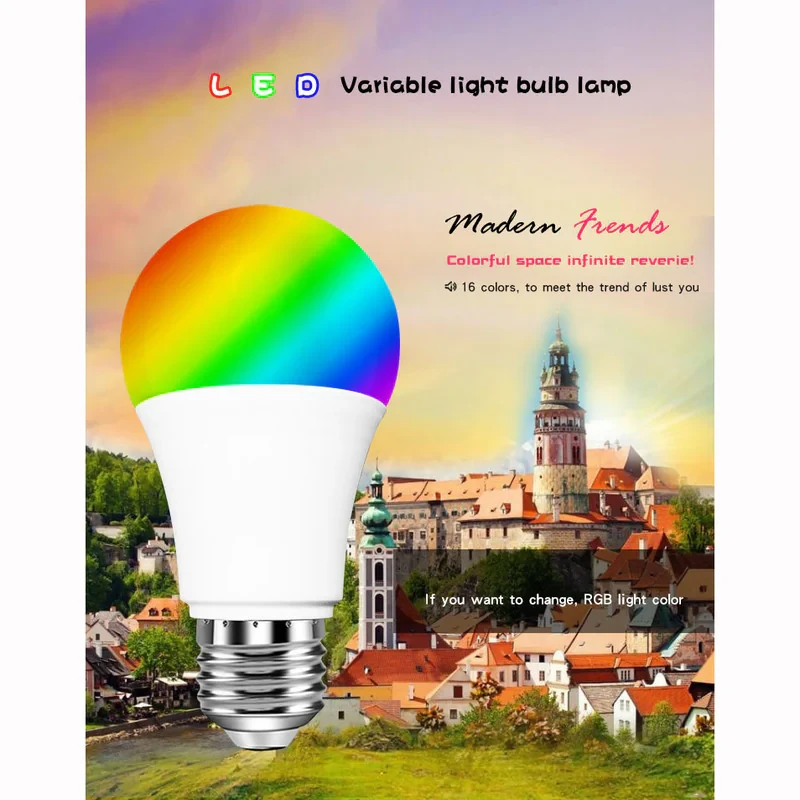 لامپ ال ای دی هوشمند 5 وات هارمن مدل SMART-LED-BULB پایه E27