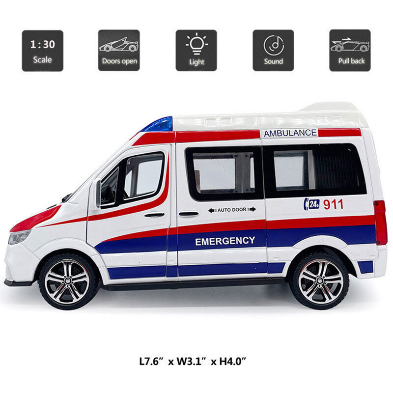 ماشین بازی مدل 911 Ambulance benz
