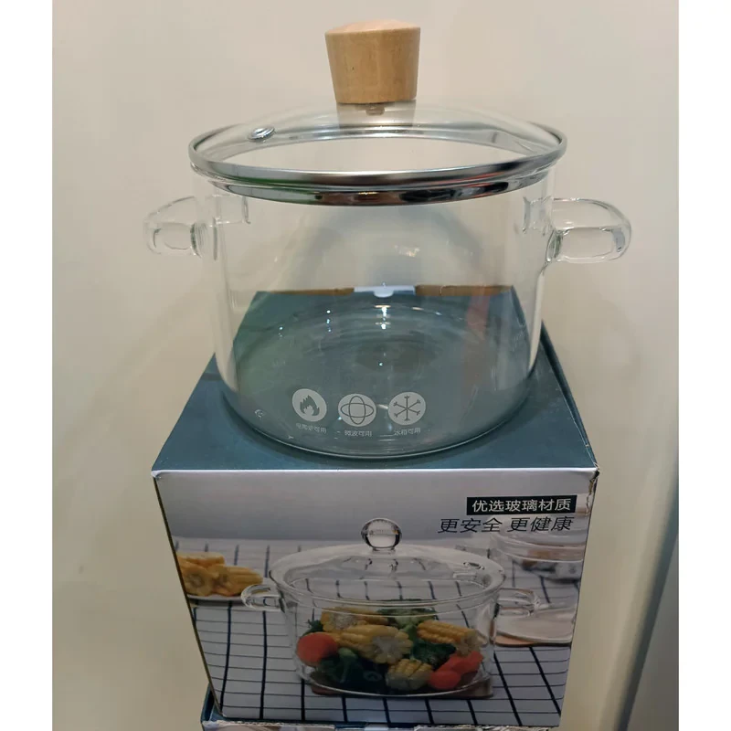 قابلمه پیرکس مدل  شعله مستقیم کد 1.5L  سایز 14
