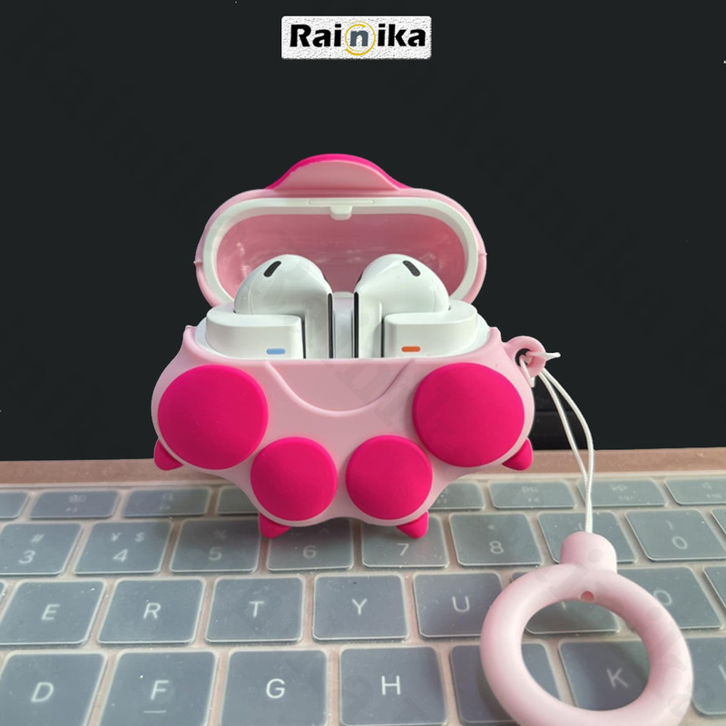 کاور رینیکا مدل Galaxy 3Pro Paw مناسب برای کیس هدفون سامسونگ Galaxy Buds 3  Buds 3 Pro (2024)  Buds 3 Fe (2025)