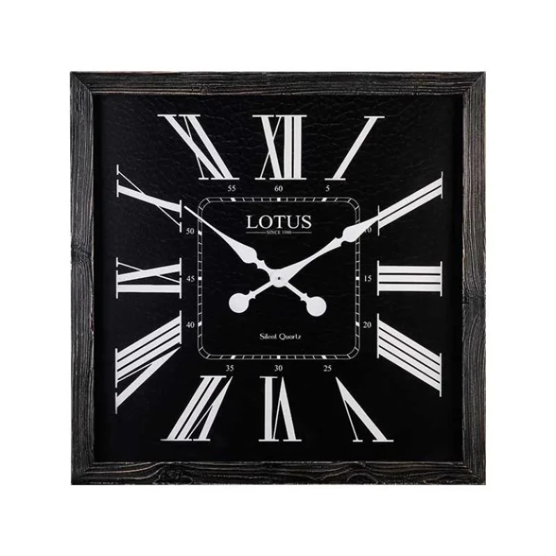 ساعت دیواری عقربه‌ای با نشانگر عددی لوتوس مدل WD-2533-BLACK