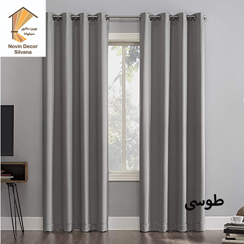 پرده نوین دکور سیلوانا مدل کتان 28 سایز 280 × 140 سانتی متر