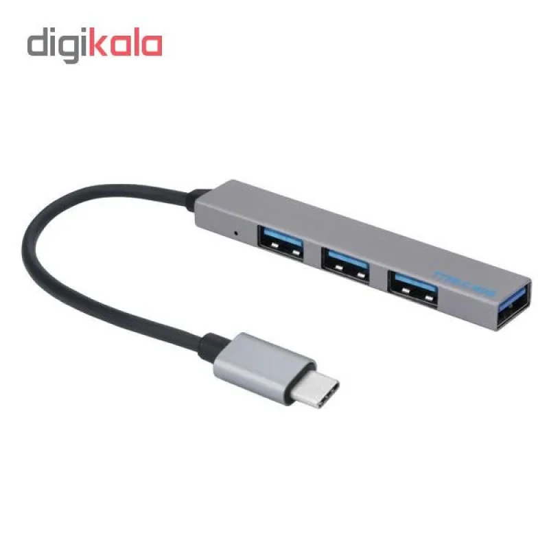 هاب 4 پورت USB-C مدل T809A