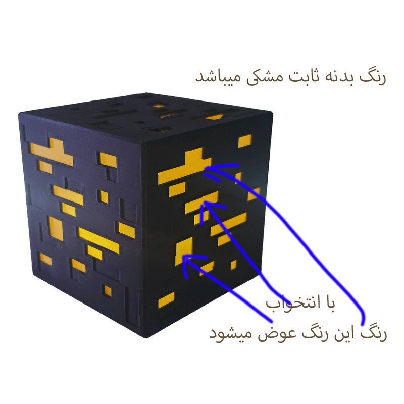 لایت باکس گیمینگ مدل MINECRAFT ORE TEA