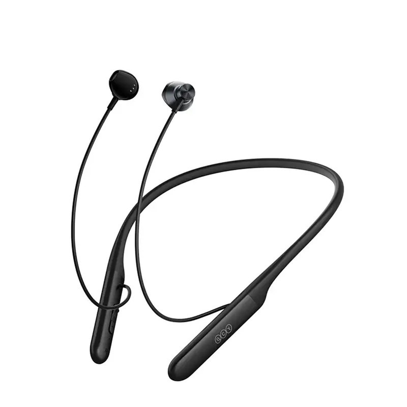 هدفون بلوتوثی گردنی QCY مدل C2 با قابلیت حذف نویز محیطی (ENC)، درگاه شارژ USB Type-C، با قابلیت شارژ سریع، مقاوم در برابر رطوبت و عرق (IPX4)