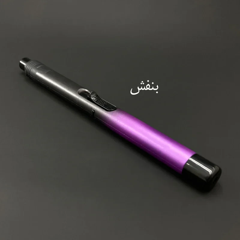 فندک مدل دکمه کشویی طرح گردینت کد DKD-1916