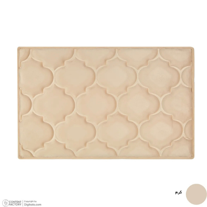 پادری مدل مخمل ترمز دار سایز 70x50x3 سانتی‌متر مناسب برای فضای داخلی