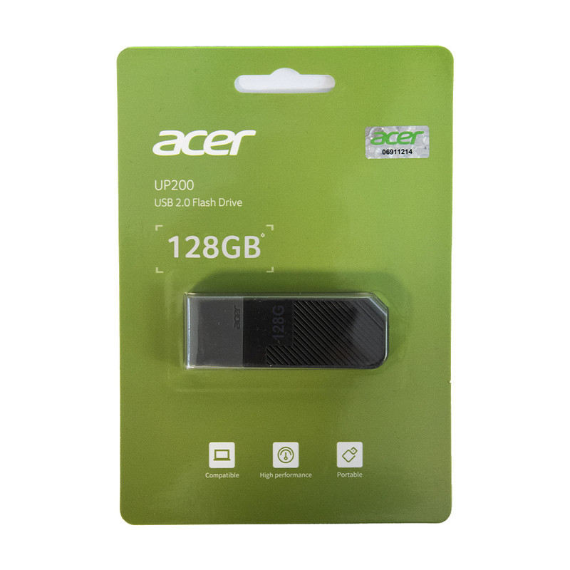 فلش مموری ایسر مدل UP200 ظرفیت 128 گیگابایت با رابط USB 2.0