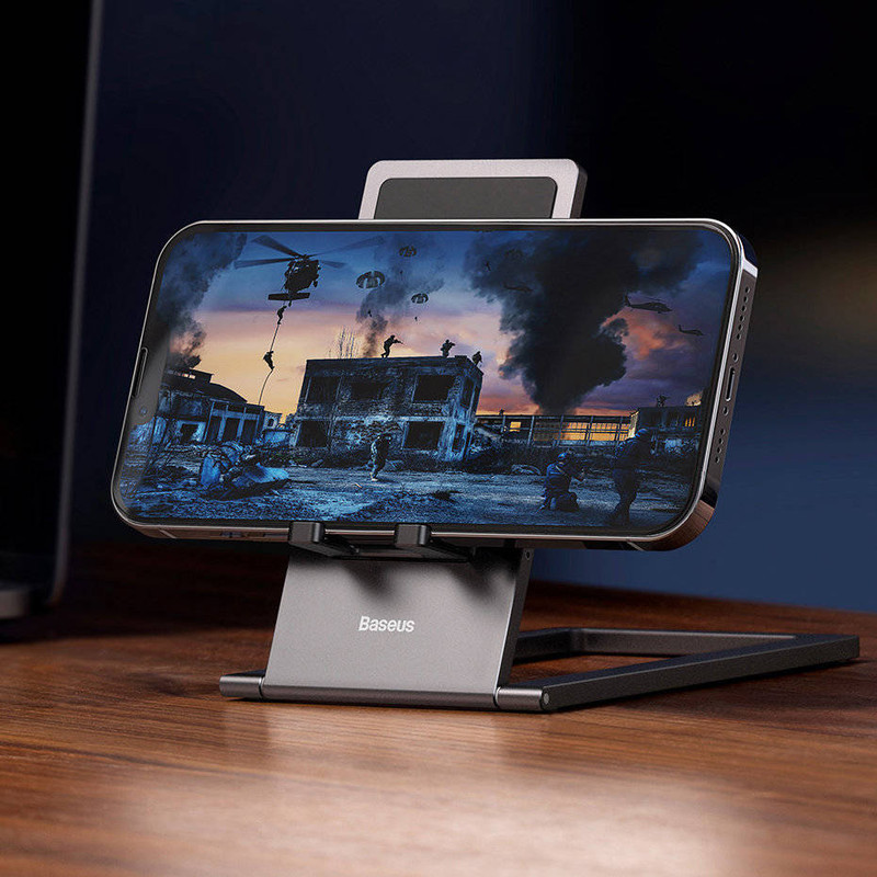 پایه نگهدارنده گوشی موبایل بیسوس مدل Foldable Metal