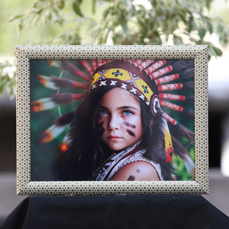 قاب عکس بکلیت مدل خاتم 30x30-3CM