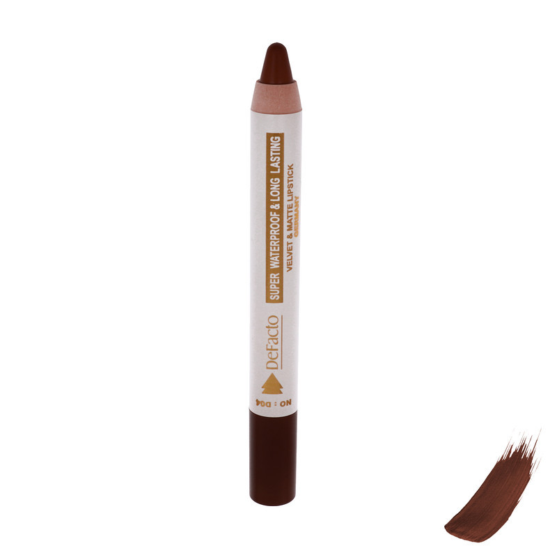رژ لب مدادی مات دیفکتو مدل Waterproof شماره 4