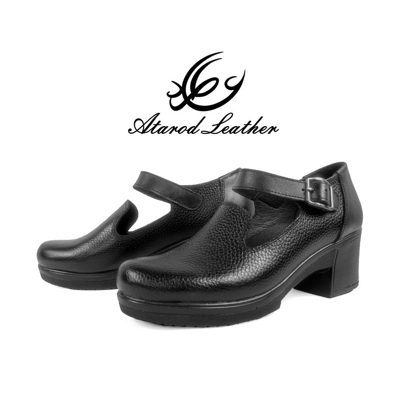 کفش زنانه چرم عطارد مدل چرم طبیعی کد SH261